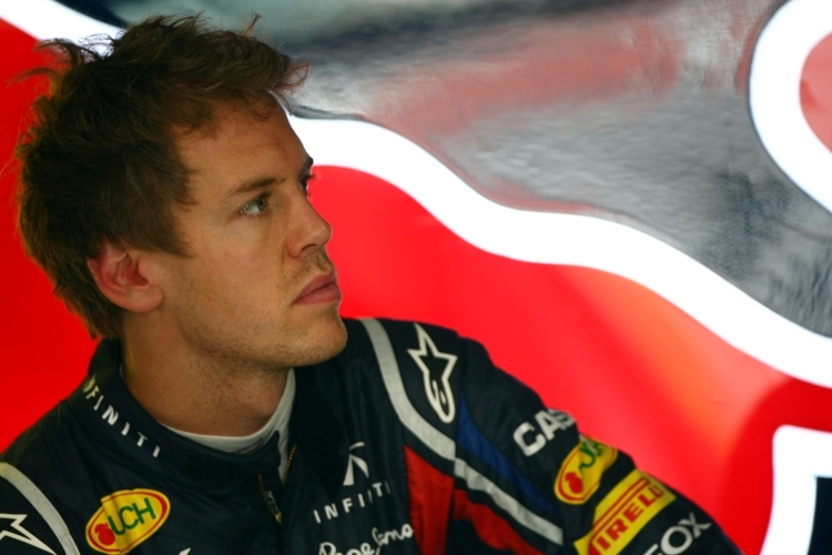 Sebastian Vettel war Schnellster am Samstagmorgen