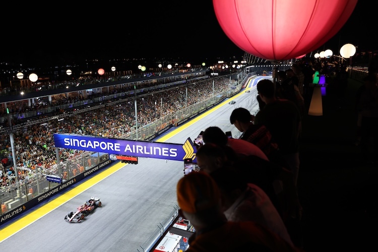 Lewis Hamilton in Singapur