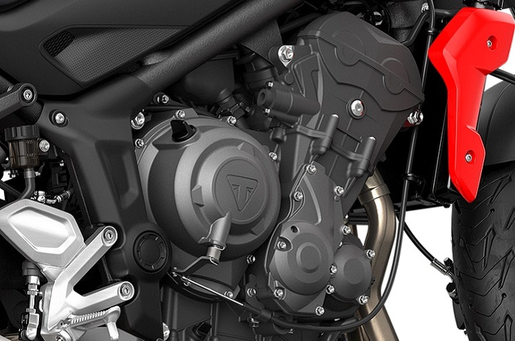 Nein, das ist nicht der Motor der Street Triple S: Für die Trident hat Triumph einen komplett neuen Motor gebaut