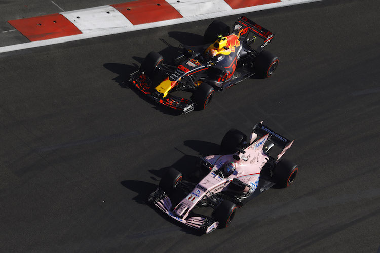 Pérez und Ricciardo