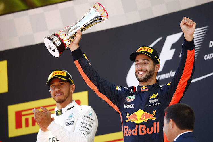 Daniel Ricciardo wurde in Spanien Dritter