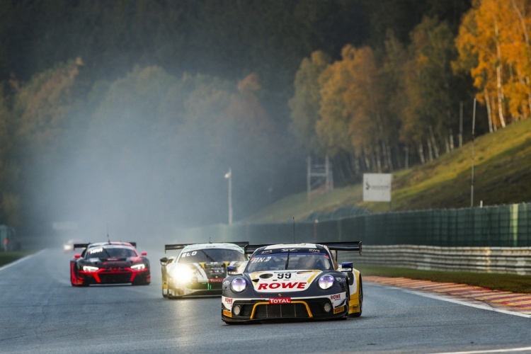 Porsche ist mit elf 911 GT3 R die am stärksten vertretene Marke bei den 24h von Spa 2020
