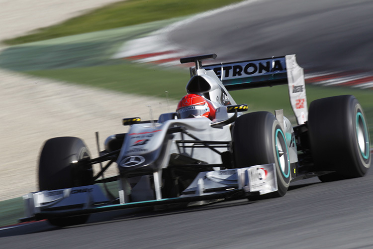 Mercedes: Rückkehr 2010, mit Michael Schumacher