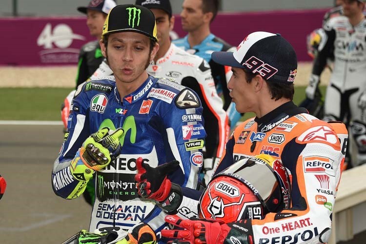 Herrscht nun dicke Luft zwsichen Rossi und Márquez?