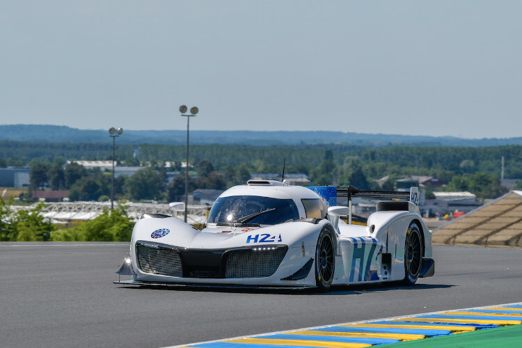 Der LMPH2G drehte in der Pause zwei Runden um die Strecke von Le Mans