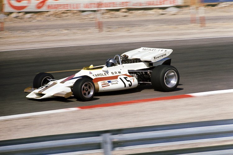 Pedro Rodríguez mit seinem BRM in Le Castellet 1971
