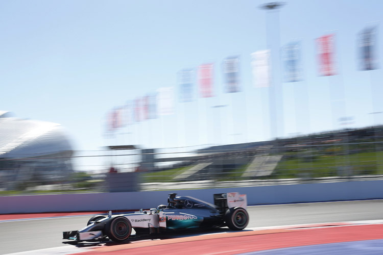 Lewis Hamilton war im dritten freien Training zum Russland-GP eine Klasse für sich