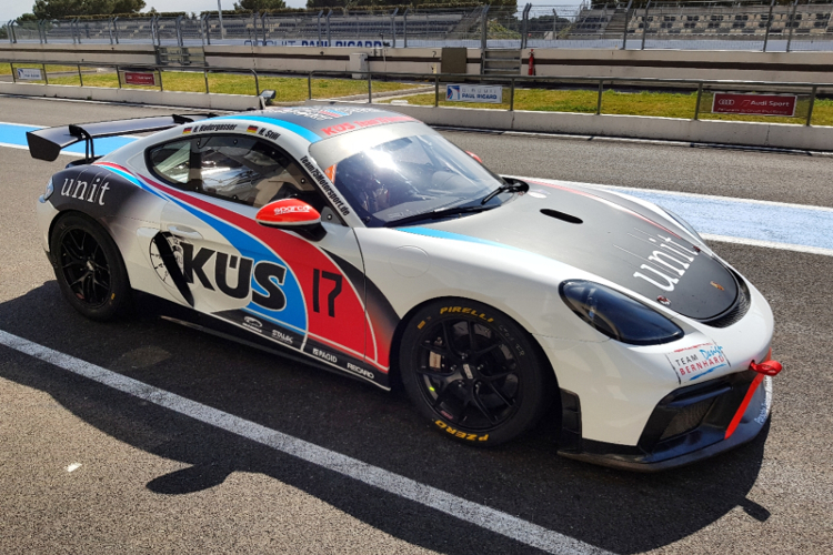 Der neue Porsche 718 Cayman GT4 Clubsport bei Testfahrten in Südfrankreich 