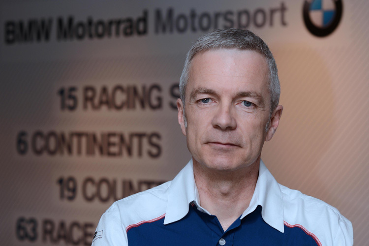 Udo Mark, Marketing Direktor von BMW Motorrad Motorsport