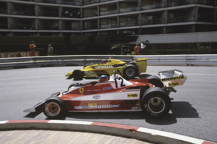 Bei Ferrari in Monaco 1978: Vorbei an Fittipaldi in Loews