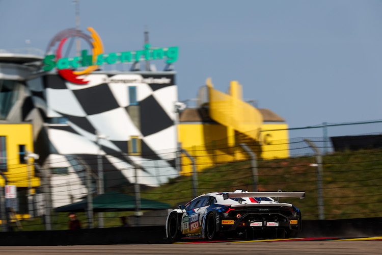 Luca Engstler im Grasser Lamborghini