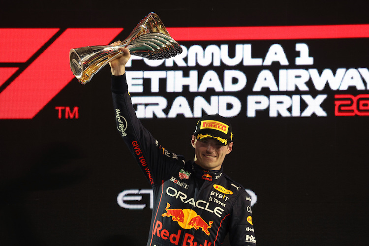 Max Verstappen, Sieger beim Grand Prix von Abu Dhabi 2022