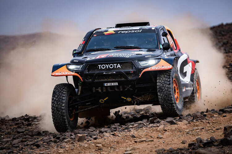 Gestern Tagessieg, heute Platz 5: Henk Lategan/rett Cummings im Toyota