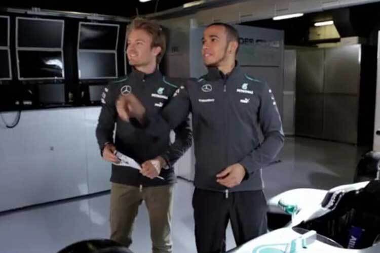 Nico Rosberg und Lewis Hamilton erklären DRS