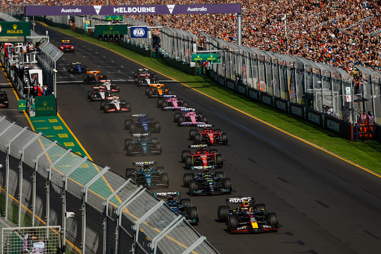 Start zum Grand Prix von Australien 2023