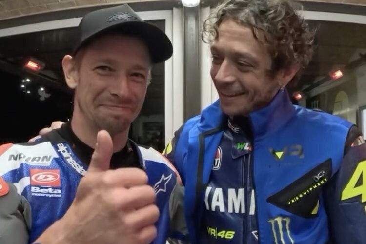 Valentino Rossi und Casey Stoner