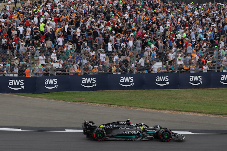 In Silverstone schaffte es Lewis Hamilton aufs Podest