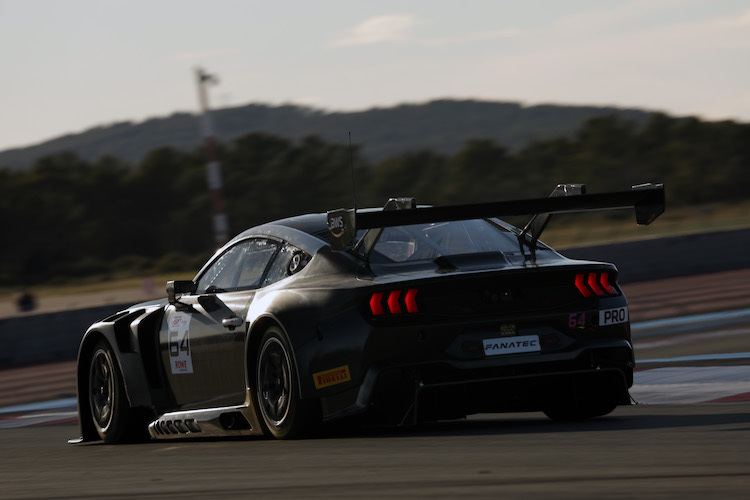 Der Ford Mustang GT3 beim GT World Challenge Europe-Testtag in Le Castellet