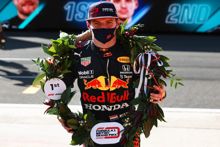 Max Verstappen wurde in Silverstone zum ersten Sprint-Sieger