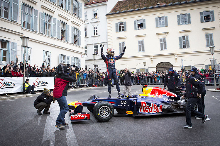 Red Bull Racing Show Run Freiheitsplatz