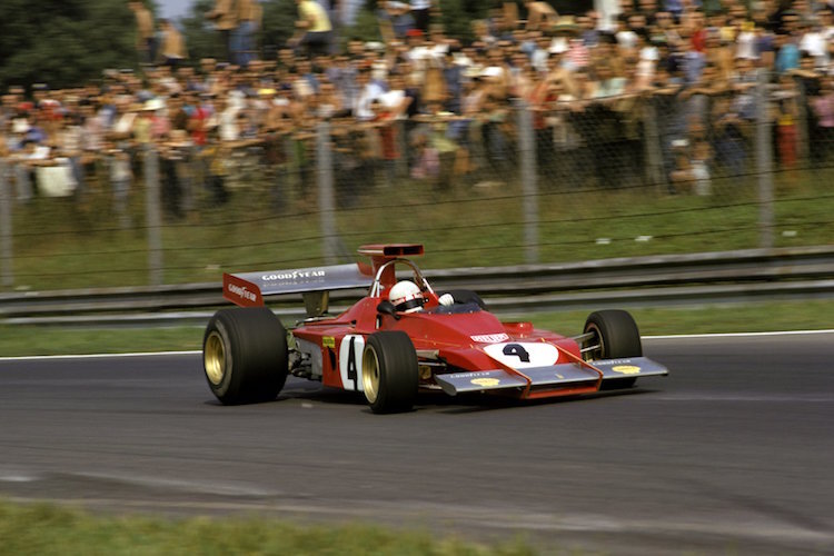 Mit dem Formel-1-Ferrari 1973 in Monza