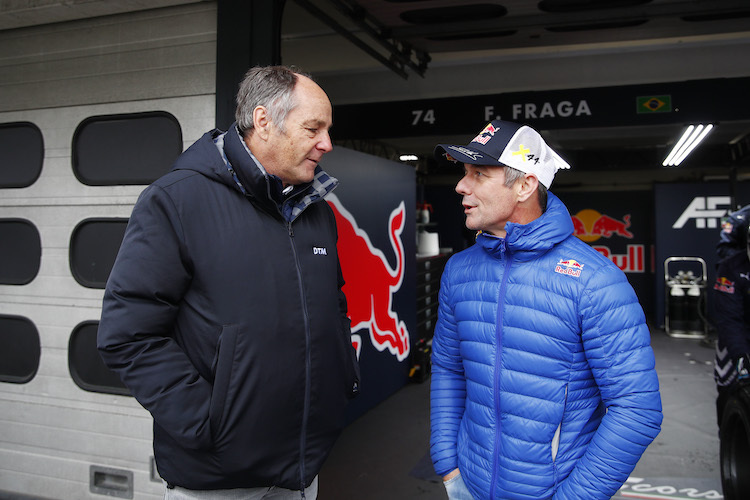 Gerhard Berger und Sébastien Loeb