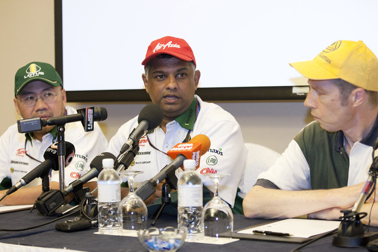 Fernandes (m.) wird als Team Lotus starten 