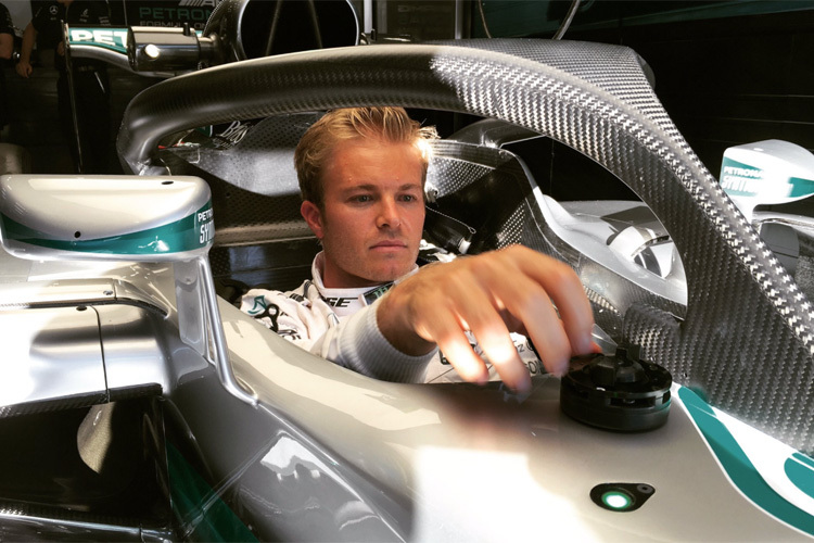 Nico Rosberg mit Halo
