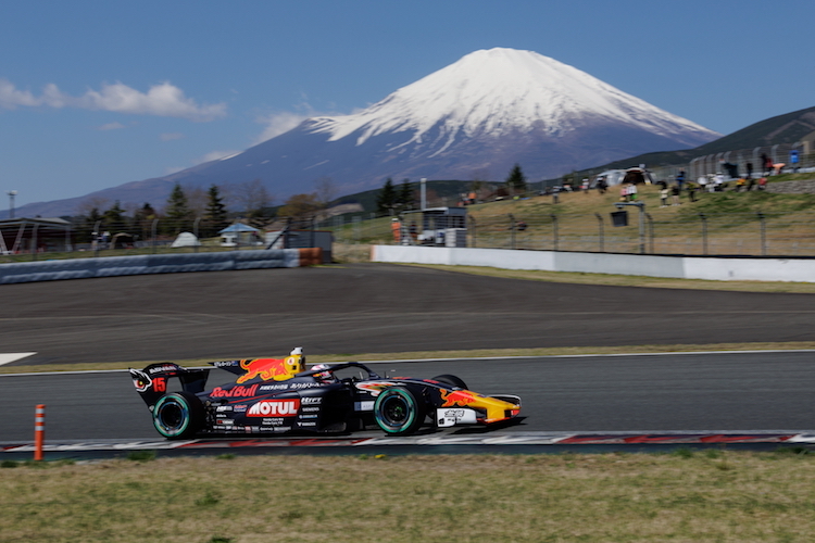 Der Neuseeländer beim Super Formula-Rennen von Fuji