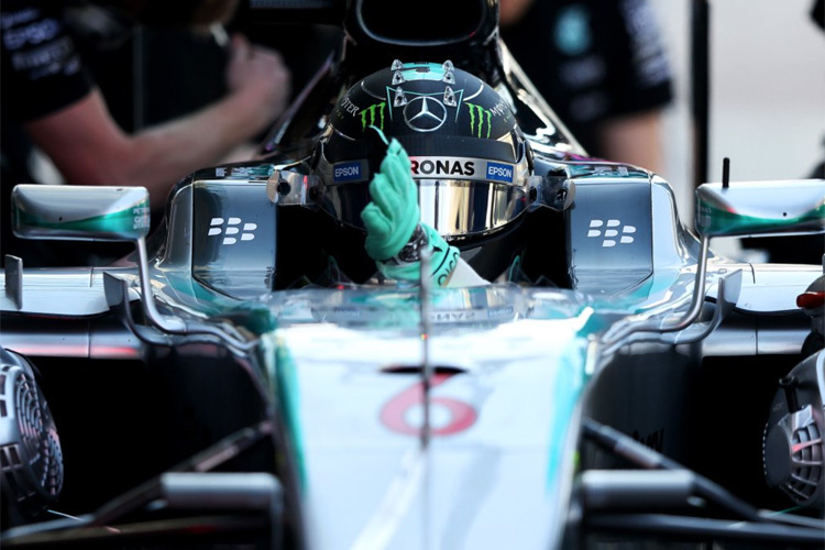 Nico Rosberg: Bestzeit im zweiten Training von Abu Dhabi