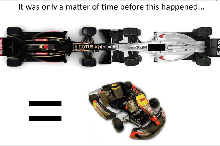 Auf Twitter kursierten schnell die ersten Witze über die neuen Renner von McLaren und Lotus