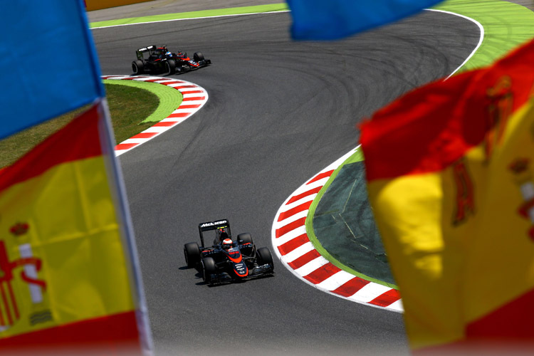 Klarer Fortschritt: Im Qualifying zum Spanien-GP schafften es beide McLaren-Piloten ins Q2