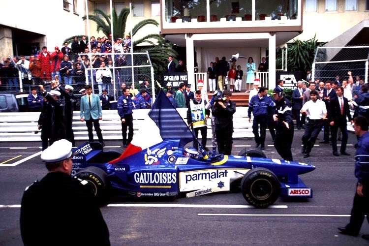 Olivier Panis in Monte Carlo 1996