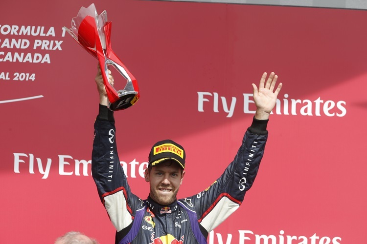 Sebastian Vettel kam als Dritter ins Ziel
