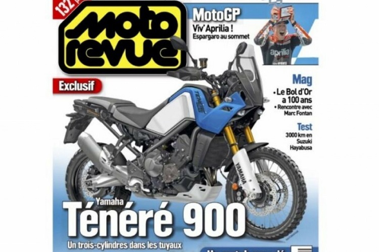 Moto Revue: Titelbild mit der Yamaha Ténéré 900, die nur spekulativ existiert