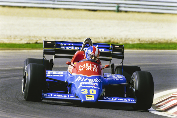 Jo Gartner mit seinem Osella in Portugal 1984