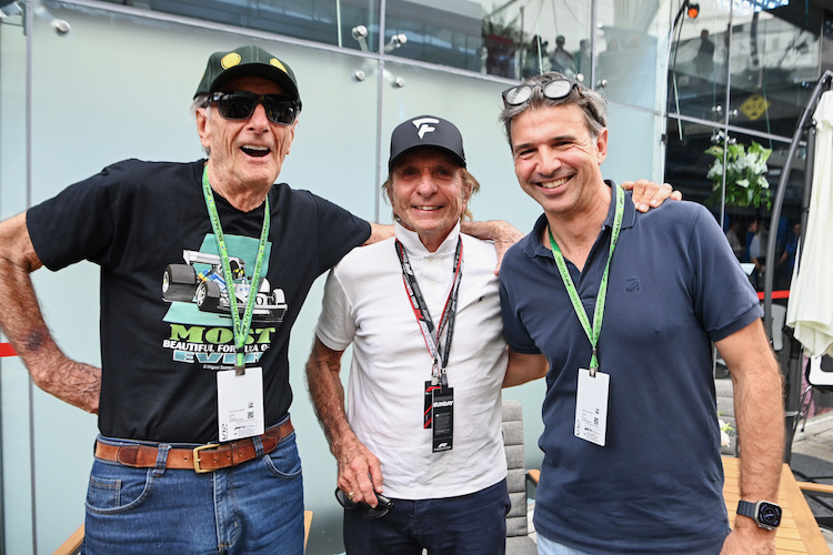 Wilson, Emerson und Christian Fittipaldi 2022 beim São Paulo-GP