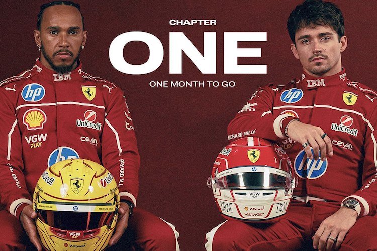 Lewis Hamilton und Charles Leclerc