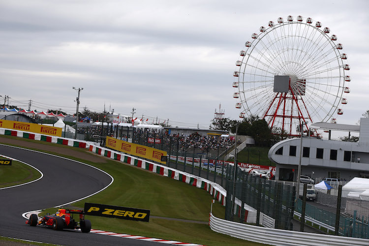 Daniel Ricciardo in Suzuka