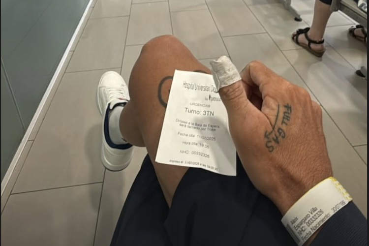 Espargaro postete ein Foto aus dem Krankenhaus