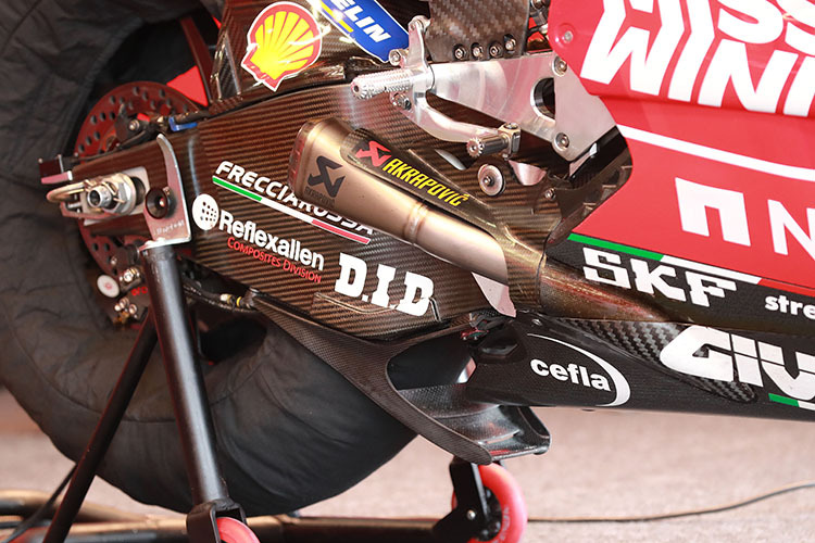 So sieht das «device» bei Ducati aus