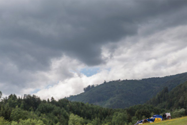 Marcus Ericsson: Nicht nur die Wolken über dem Red Bull Ring machen Sorgen