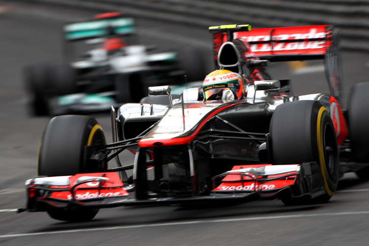 Hamilton ging im Monaco-GP rückwärts