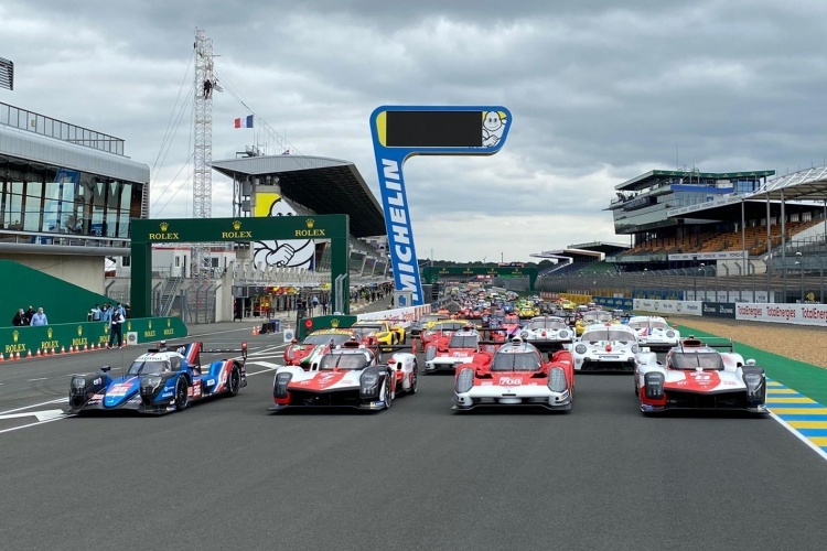 Das Feld der 24h von Le Mans 2021