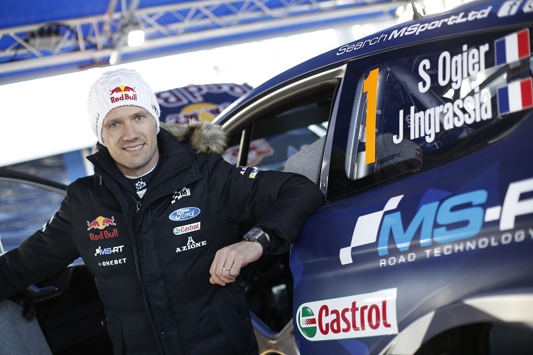 Séabstien Ogier schockte im Ford Fiesta WRC mit Bestzeit