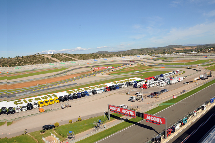 Der Valencia-Circuit ist am 15./16. November Testschauplatz