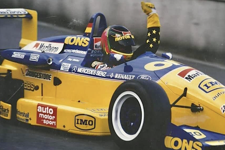 Jörg Müller gewinnt das Formel-3-Rennen von Monaco 1991