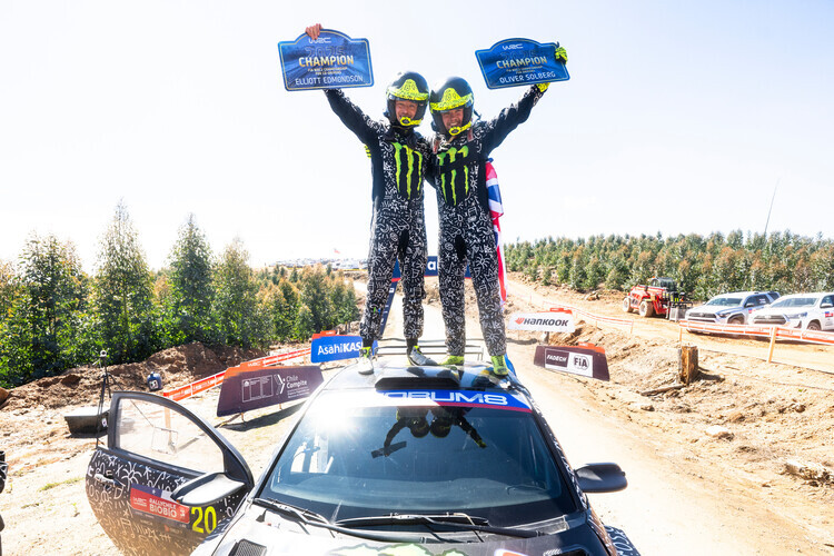 Oliver Solberg und Elliott Edmondson: Mit Triumphfahrt in Chile zum WRC2-Ttitel