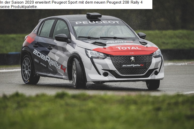 Der Peugeot Sport 208 Rally 4