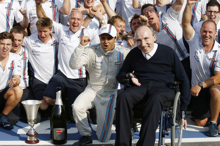 Williams feierte Felipe Massas dritten Platz wie einen Sieg